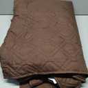 Ameritex Waterproof Blanket Reversible Dog Bed Cover Pet Blanket for Furniture Bed Couch Sofa (52x82 Inch (Pack of 1), Chocolate)