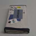 100% Blackout Shield Linen Blackout Curtains for Bedroom 96 Inches Long, Back Tab/Rod Pocket Living Room Drapes, Thermal Insulated Blackout Curtains 2 Panels Set, 50" W x 96" L,Cream