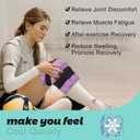 Ice Pack for Injuries Reusable with Adjustable Strap, Cold Pack Wrap Large Hot Cold Compress Pad, for Back, Shoulder, HIPS, Knee