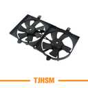 Radiator Cooling Fan Plastic Black Replacement for Sentra 2000-2006 Replacement for NI3115123