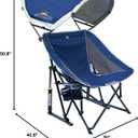 GCI Outdoor Pod Rocker Outdoor Rocking Chair with SunShade Canopy