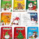 D-FantiX 48Pack Christmas Coloring Book for Kids, Christmas Party Favors for Kids, Holiday Activities Gift for Boys Girls, Xmas Treats Prizes Stockings Goodie Bags Stuffer Filler Party Supplies