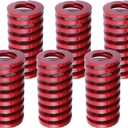 Antrader 6pcs Red Medium Load Press Compression Mould Die Spring, 1.15-Inch-by-0.63-Inch-by-2.36-Inch