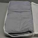 Topblan 5 lb Weighted Blanket, 41" x 60" Heavy Throw Blanket, Breathable Microfiber, Glass Bead Filling for Calming, Grey