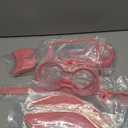 SQQP 18PCS Full Set Interior Trim Kit for Jeep Wrangler JK JKU 20112018 4 Door,Center Console Door Handle Side Outlet Cup Holder Gear Cover Trim (Pink)