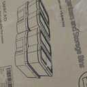 Fridge Organizers and Storage, 6 Pack Clear Freezer Organizer Bins with Lids for Kitchen, Pantry, Refrigerator, Food, Fruit, Vegetable Storage (6 Bins (No Pull-out Drawer))