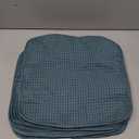POLYTE Ultra Premium Microfiber Kitchen Dish Cloth Waffle Weave, 8 Pack (12x12 in, Gray)