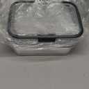 Rubbermaid Brilliance Food Storage Container, Large, 9.6 Cup, Clear, 3 Pack