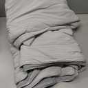 Cooling Comforter Queen Size, Double-Sided Cooling Blanket for Hot Sleepers & Night Sweats, Arc-Chill Q-Max > 0.4 Breathable Ice Blanket, Lightweight Cold Comforter (80''x90'', Light Grey)