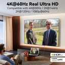 2 x 90 Dergee USB C to HDMI Cable 4K@60Hz High-Speed Type C to HDMI 2.0 Braided Cord,Thunderbolt 3/4 Compatible with iPhone 16/15 Pro/Max, MacBook, iMac, iPad Pro, Galaxy Surface,Dell, HP