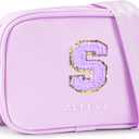 Easter basket stuffers,Crossbody Bags for Women and Girls,PU Leather Small Purse with Initial S- Easter Gifts for Girls, Birthday Graduations Gifts for Her