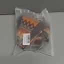 ZAFUL Women's Bikini Sets Beads Triangle Swimsuits 2 Piece String High Cut Cheeky Bathing Suits (Large, Black)