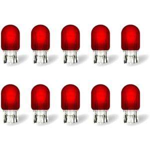 Rafeal Auto 7443 Red Light Bulb 10 Pack, T20 Automotive Brake Light Turn 7443 Miniature Bulb Mini Bulb Taillight Turn Signal Light,Replacement for Cars,Trucks,SUVs