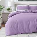 Bare Home Bedding Duvet Cover King Size - Premium 1800 Super Soft Collection - Lightweight, Cooling - Soft Breathable Bedding Duvet Cover (King, Lavender)