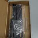 YUEYIN 2Pcs 711 Bolt-On to Hook-On Bed Frame Conversion Brackets, Bed Frame Hooks, Universal Headboard Brackets, Widened Hole Slot, Height Adjustable, Black