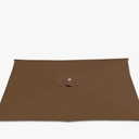 Strong Camel Replacement Canopy Cover for 10' X 6.5' Cantilever Patio Umbrella Offest Parasol Top Replacement (Brown )