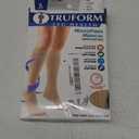 Truform 20-30 mmHg Compression Stockings for Men and Women, Knee High Length, Closed Toe, Beige, X-Large