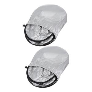 COOPHYA Vehicle Windshield Sunblock Car Sun Shade Cover 210t Silver Coated Fabric Front Large Size 160x89cm Summer Winter Protective Sunshade for Cars