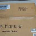 HNV 22"x20" Lighted Vanity Mirror  Large Makeup Mirror with 3-Color Dimmable LED Lights, 10X Magnification, Touch Control, Tabletop or Wall Mount Mirror for Bedroom & Dressing Room (White)