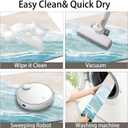 Coastal Beach Bathroom Mat Quick-Drying Non-Slip Rubber Bath Mats Super Absorbent Sand Wave Blue Teal Bath Mat Instant Dry Bathroom Rug in Front of The Kitchen Sink, Shower Room, Bathtub,16"x24"