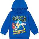 SEGA Sonic the Hedgehog Tails Knuckles Hoodie Toddler to Big Kid, 4T