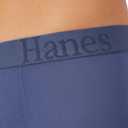 Hanes Men's Underwear, SuperSoft Viscose from Bamboo, 3-Pack, Sexy Men's Underwear, Short or Regular- Leg Boxer Briefs (Medium, Grey/Green/Navy)