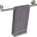 TocTen Bath Towel Bar - Thicken SUS304 Stainless Steel Bathroom Towel Holder, Towel Rod for Bathroom Heavy Duty Wall Mounted Towel Rack Hanger (16IN, Brushed Nickel)