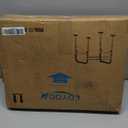 Loyoda Toilet Safety Rails,Height-Adjustable Toilet Frame Width-Adjustable Toilet Handles Foldable Toilet Rail Provides Support for Seniors  Pregnant Disabled Gray