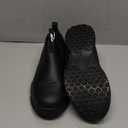 ORISTACO Non Slip Kitchen Chef Shoes Waterproof Lightweight Nursing Garden Food Service Leather Work Clogs, 926 Black 38