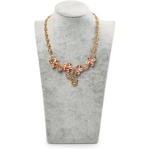 Oirlv Velvet 3-Dimensional Jewelry Stand Necklace Pendant Chain Jewelry Bust Display Holder/necklace bust (H:11.42")