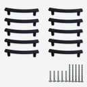 Kitchen Cabinet Hardware Handle, a Set of 10 Bags, Metal Handle is Suitable for cabinets, Drawers, etc