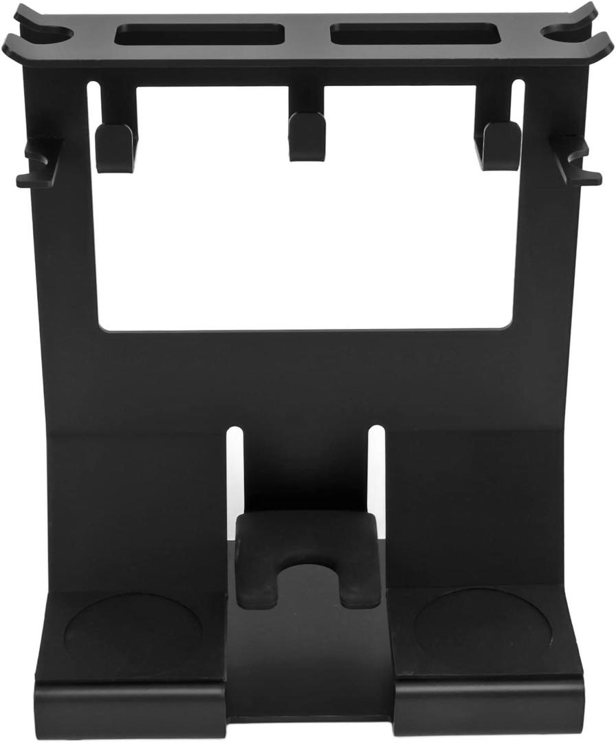 Coffee Tools Holder Rack, Black Iron Coffee Tamping Station Hammer Hanger Storage for Home Restaurant Cafe Office(Suitable for 58mm coffee handle)