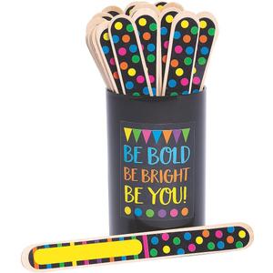 Fun Express Black and Bright Flip Sticks - 36 Pieces - Educational and Learning Activities for Kids
