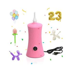 ID IDAODAN Balloon Pump Electric Air Pumps For Long Balloons, Electric Air Balloon Pump, Balloon Inflator For Foil Twisty Animal Balloons In Birthday Party For Decorations