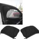Car Side Window Sun Shade, Heat Block Protection Breathable Mesh Privacy Screen, for Car, Truck, S Sleeping Camping Breastfeeding