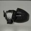 AOUTACC Punk Airsoft Mask, Punk Gothic Costume Mask for Men, Anti-Fog Detachable Half Face Mask, Futuristic Mask for Halloween Party Cosplay Techwear Music Festival Accessories