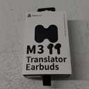 Timekettle M3 Language Translator Earbuds, Two-Way Translator Device with APP for 40 Languages Online, Voice Translator for Exploring Expat Life Freely, Compatible with iOS, Android (Online Version) (Black)