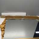 Ruomeng Traditional Wall Mirror, Vintage Bathroom Mirror Baroque Inspired Wall Dcor, Gold Accent Mirror for Vanity Entryway and Living Room, 24 x 36"