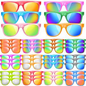 36 Pack Kids Sunglasses Bulk with UV400 Protection, 12 Colors Neon Sunglasses for Birthday Party Favors, Beach, Graduation Gift, Summer Pool Party Supplies, Goody Bag Filler, Boys Girls Classroom Gift
