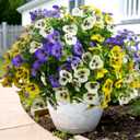 Artificial Flowers for Outdoors Fake Plants Spring Decor, 14 pcs Realistic Fake Pansies Silk Flowers UV Resistant, Lifelike Faux Outdoor Flowers for Porch Garden Patio Window Box Decor