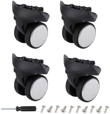 3 Pack Luggage Wheels Replacement Kit Compatible with Samsonite Freeform Hardside Carry-On Luggage, Easy to Install, Silent & Durable