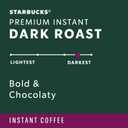 Starbucks Premium Instant Coffee, Dark Roast Coffee, Arabica Beans, Three 3.17 oz Tins (EXP 06/03/26)