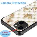 ZHEGAILIAN for iPhone 14 Case, Military-Grade Protection, All-Around Shockproof Corners, Anti-Scratch Phone Case for iPhone 14 - Diamond Butterfly