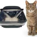 Waste Drawer Liners Compatible with Litter Box-Robot 3 & 4  100 Count, 911 Gallon Heavy-Duty Bags for Automatic Litter Box, Leak-Resistant & Unscented