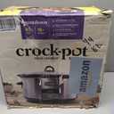 Crock-Pot Large 8-Quart Programmable Slow Cooker with Auto Warm Setting Black Stainless Steel