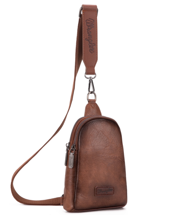 Wrangler Small Crossbody Sling Bags for Women Fanny Packs Chest Bag for Travel Gift