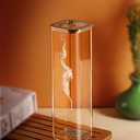Insence-Stick Holder [Anti-Ash Flying], Modern Incense Burner Holder with Removable Glass Ash Catcher, for Home Decor Yoga Meditation (Champagne Gold)