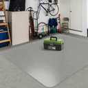 Clear Plastic Area Mat for Under Dining Table, 6'9' Large No Slip Waterproof Vinyl Area Rug for Home, Anti-Spill Hard Floor Protector Cover for Living Room, Easy Clean Floor Mat