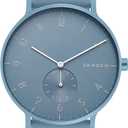 Skagen Aaren Men's Watch or Women's Watch, Silicone Watch for Men or Women (Light Blue Silicone)