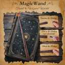 Homemory 20PCS Floating Candles with Wand Remote, Magic Hanging Candle with Timer, Flickering Warm Light Floating Candles for Halloween Christmas Birthday Party Decor